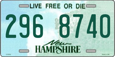 NH license plate 2968740