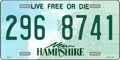 NH license plate 2968741