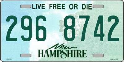 NH license plate 2968742