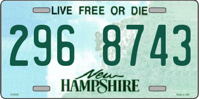 NH license plate 2968743