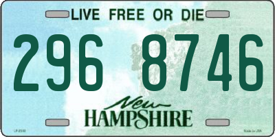 NH license plate 2968746