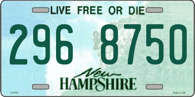 NH license plate 2968750