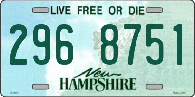 NH license plate 2968751