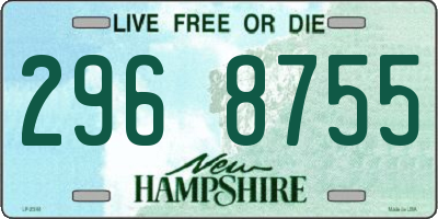 NH license plate 2968755