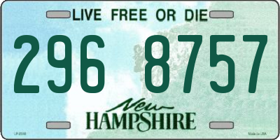 NH license plate 2968757