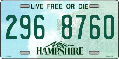 NH license plate 2968760