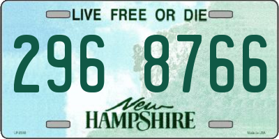 NH license plate 2968766