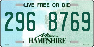 NH license plate 2968769