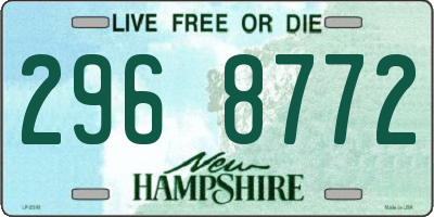 NH license plate 2968772