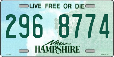 NH license plate 2968774