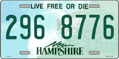 NH license plate 2968776