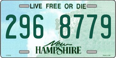 NH license plate 2968779