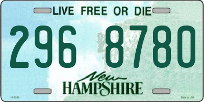 NH license plate 2968780