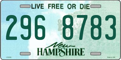 NH license plate 2968783
