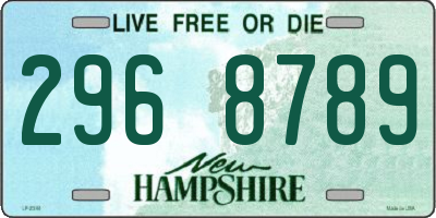 NH license plate 2968789