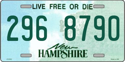 NH license plate 2968790