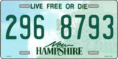 NH license plate 2968793