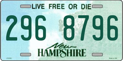 NH license plate 2968796