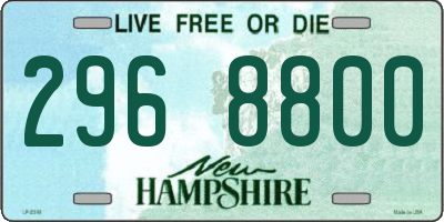 NH license plate 2968800