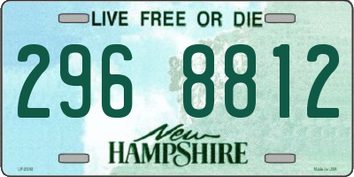 NH license plate 2968812