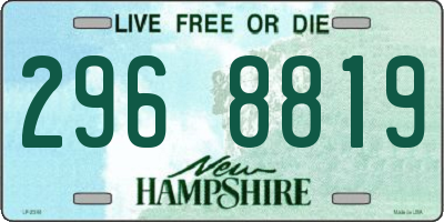 NH license plate 2968819