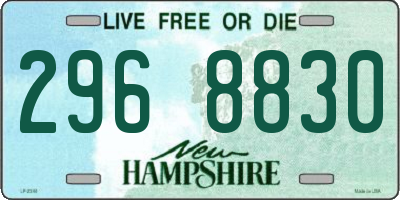 NH license plate 2968830