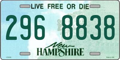 NH license plate 2968838