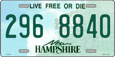 NH license plate 2968840