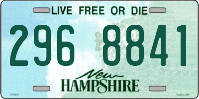 NH license plate 2968841