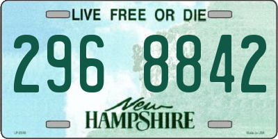 NH license plate 2968842