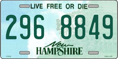 NH license plate 2968849