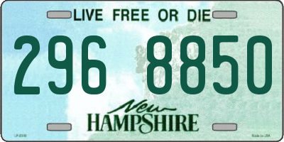 NH license plate 2968850