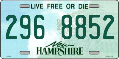 NH license plate 2968852