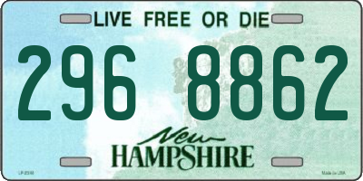 NH license plate 2968862
