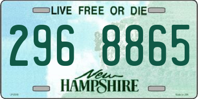 NH license plate 2968865