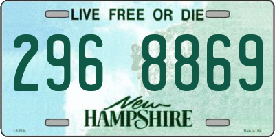 NH license plate 2968869