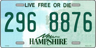 NH license plate 2968876