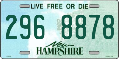 NH license plate 2968878