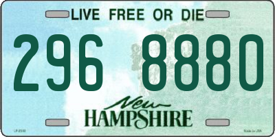 NH license plate 2968880