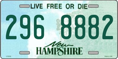 NH license plate 2968882