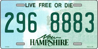 NH license plate 2968883