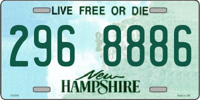 NH license plate 2968886