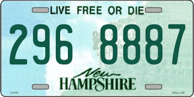 NH license plate 2968887