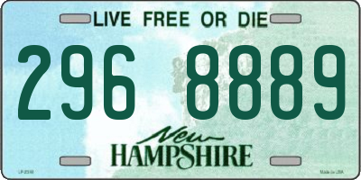 NH license plate 2968889