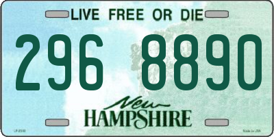 NH license plate 2968890