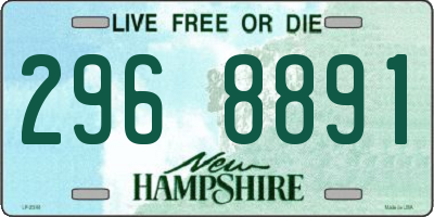 NH license plate 2968891