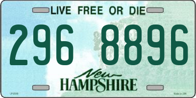 NH license plate 2968896