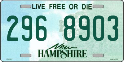 NH license plate 2968903
