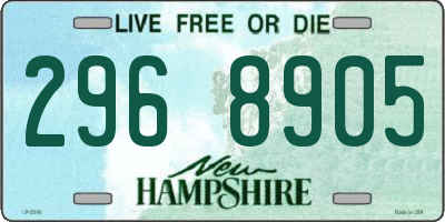 NH license plate 2968905