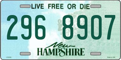 NH license plate 2968907